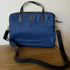 Kate Spade Laptop bag- Navy, Never Used